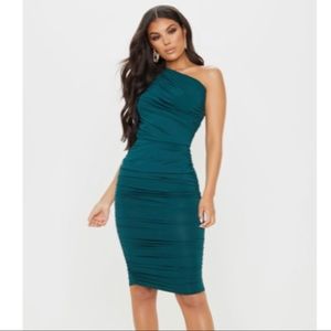 MIDI one shoulder dress